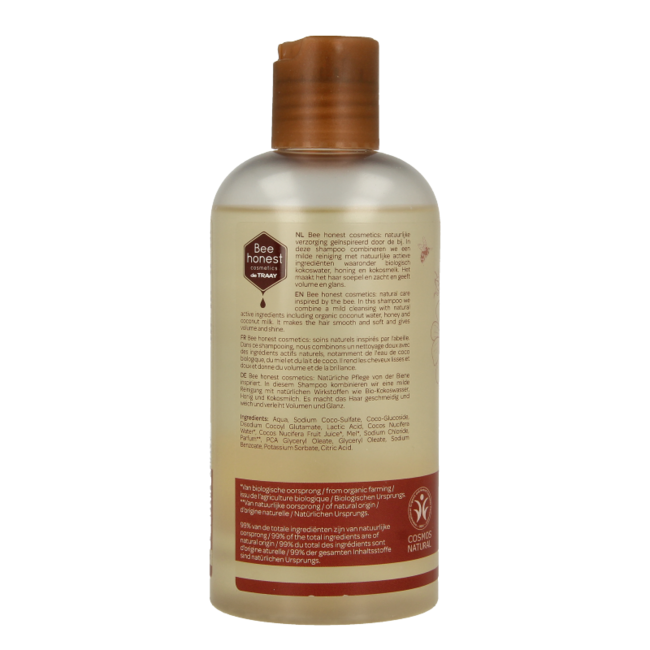 Coconut & honey shampoo 250 Millilitres