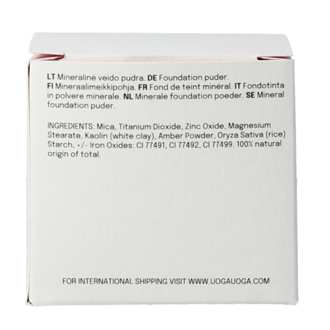 Uoga Uoga Foundation Puder 632 Bubbles LSF 15, 10 Gramm