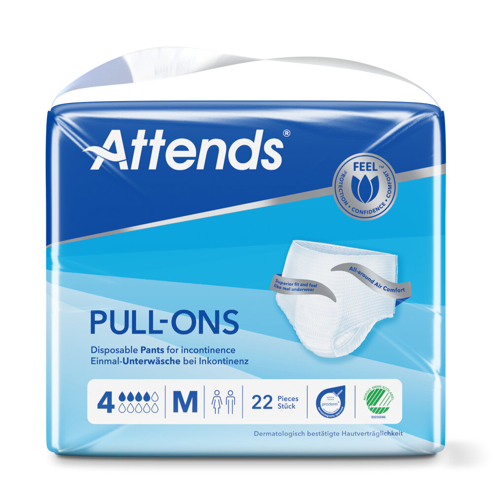 Attends Pull-ons 4 talla M 22 unidades