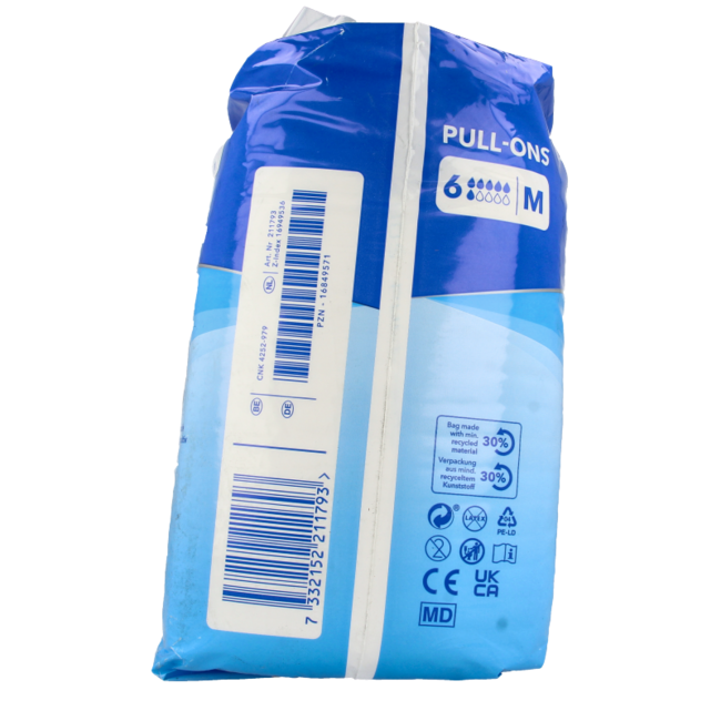 Attends Pull-ons 6 talla M 18 unidades