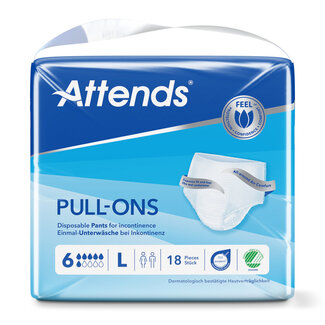 Attends Attends Pull-ons 6 talla L 18 unidades