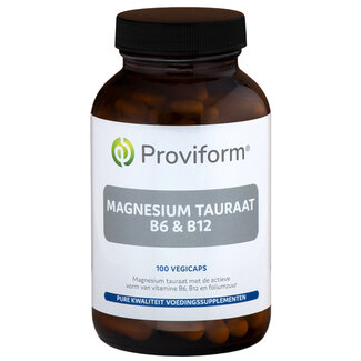 Proviform Proviform Magnesio taurato B6 y B12 100 Cápsulas vegetarianas