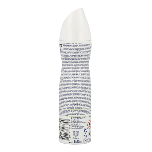 Desodorante en spray aloe vera 150 mililitros
