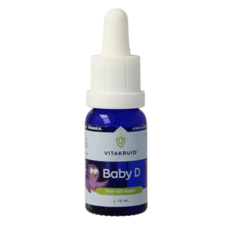 Vitakruid Gotas de vitamina D para bebés 10 mililitros