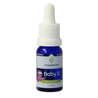 Vitakruid Vitamin D baby drops 10 Millilitres