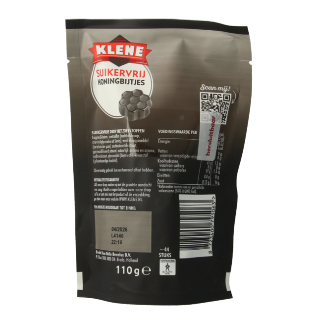 Klene Sugar-free Honey Bees 110g