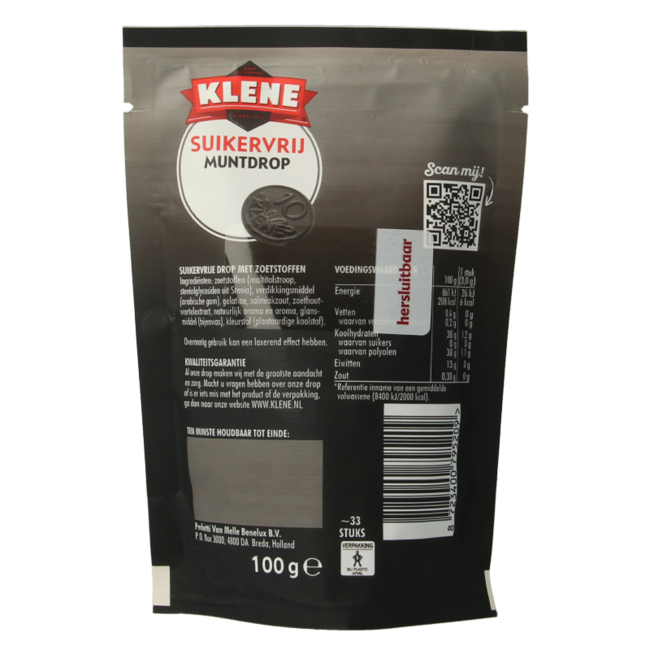 Münz-Lakritz zuckerfrei 100 Gramm