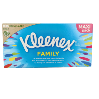 Kleenex Mouchoirs Kleenex Family Maxi - 128 pièces
