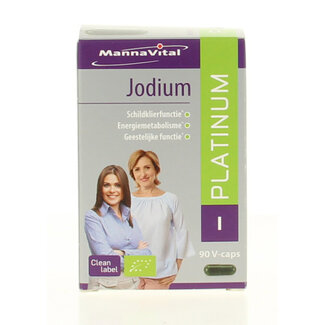 Mannavital Mannavital Jodium bio platinum 90 Cápsulas vegetarianas