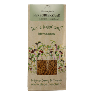 Peuleschil Semillas de fenogreco para germinar ecológicas Peuleschil 130 g