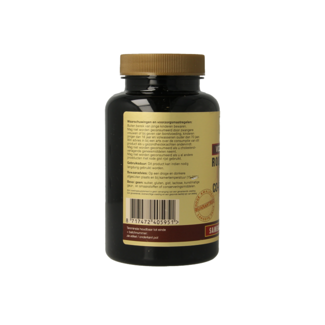 Artelle Rode gist rijst 100mg Q10 30mg 220 Vegetarische capsules