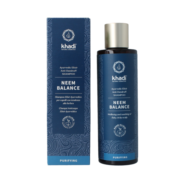 Khadi Champú elixir neem balance 200 mililitros