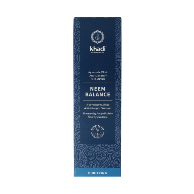 Khadi Champú elixir neem balance 200 mililitros