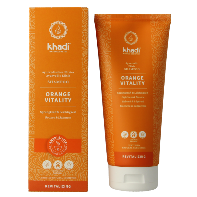 Khadi Shampoo Elixier Orange Vitality 200 Milliliter