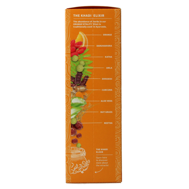 Khadi Shampoo Elisir Vitalità Arancia 200 Millilitri