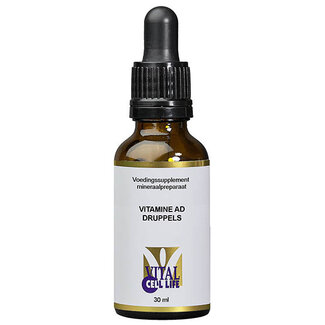 Vital Cell Life Gotas de vitamina AD 30 mililitros