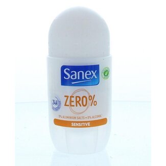 Sanex Desodorante roll-on zero% sensitive 50 mililitros