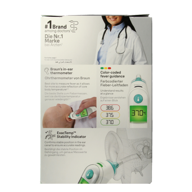 Thermomètre auriculaire Braun 1R 1 pièce