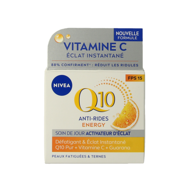 Nivea Q10 Energy Tagescreme Anti-Falten LSF15 50 Milliliter