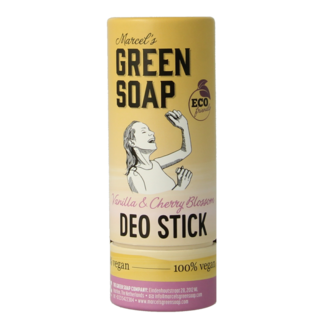 Marcel's Green Soap Deodorante in stick vaniglia e fiori di ciliegio 40 grammi