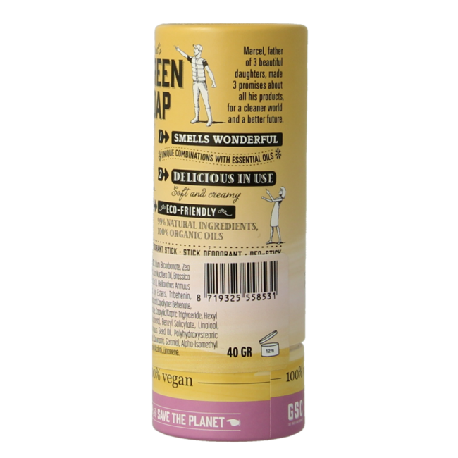 Desodorante en barra vainilla y flor de cerezo 40 g