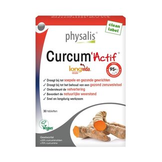 Physalis Physalis Curcum actif 30,00 Comprimidos