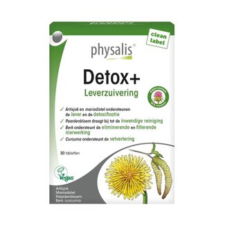 Physalis Physalis Detox+ 30 comprimés