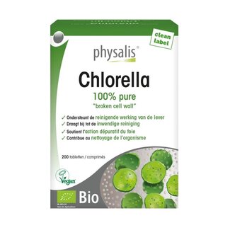 Physalis Physalis Chlorella organic 200 Tablets