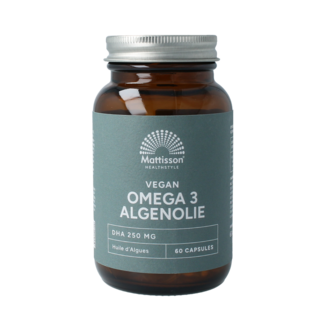 Mattisson Mattisson Vegan omega-3 aceite de algas DHA 260mg 60 cápsulas vegetales