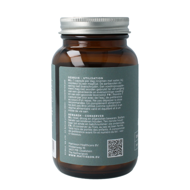 Mattisson Vegan omega-3 aceite de algas DHA 260mg 60 cápsulas vegetales