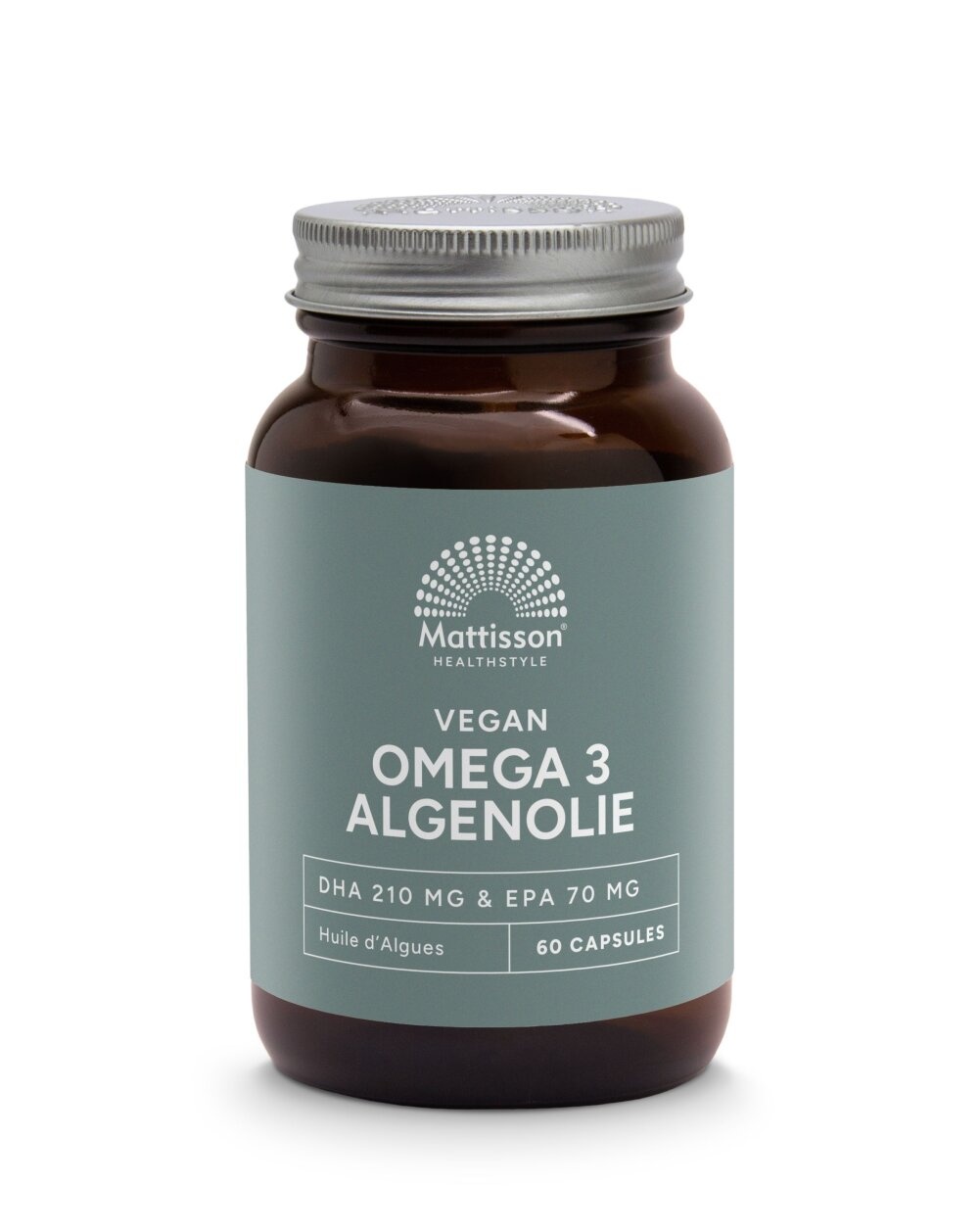 Mattisson Olio di Alghe Omega-3 Vegano | DHA EPA per Cervello & Occhi