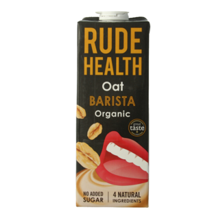 Rude Health Bebida de avena ecológica Barista 1 Litro