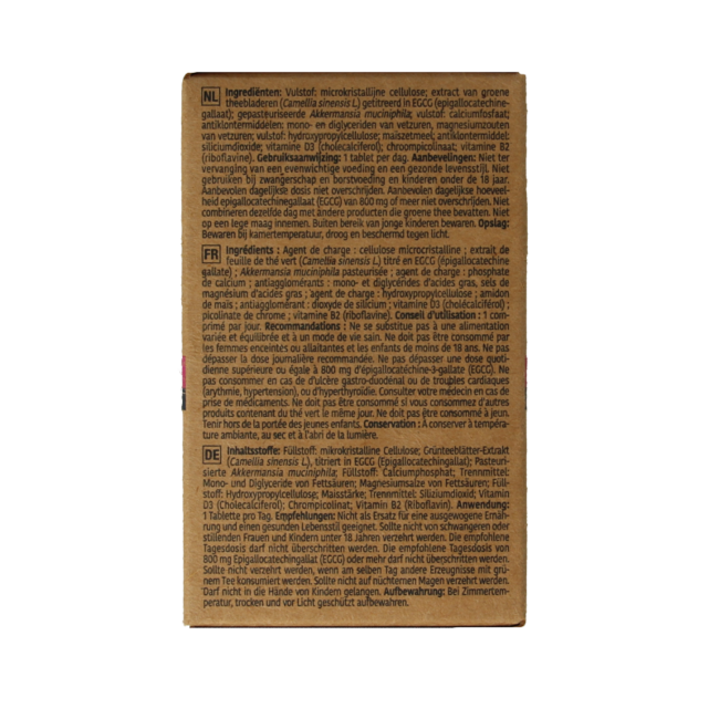 Akkermansia gewichtscontrole V2 NFD 30 Tabletten