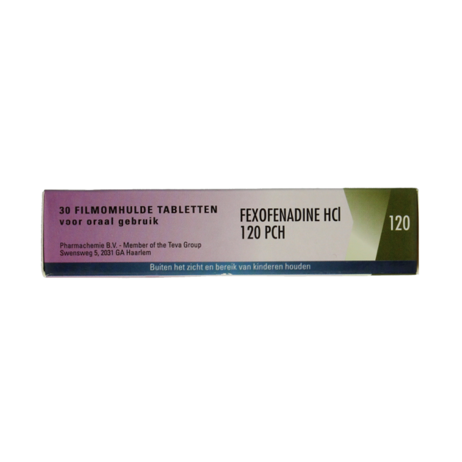 Fexofenadina HCl 120 mg 30 Comprimidos