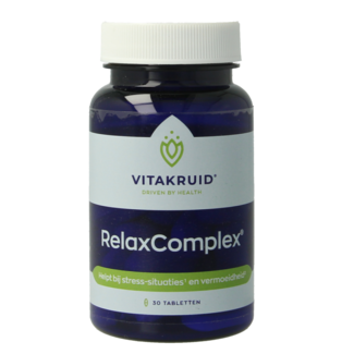 Vitakruid Vitakruid RelaxComplex avec Taurate de Magnésium & Vitamine D3 30 Comprimés