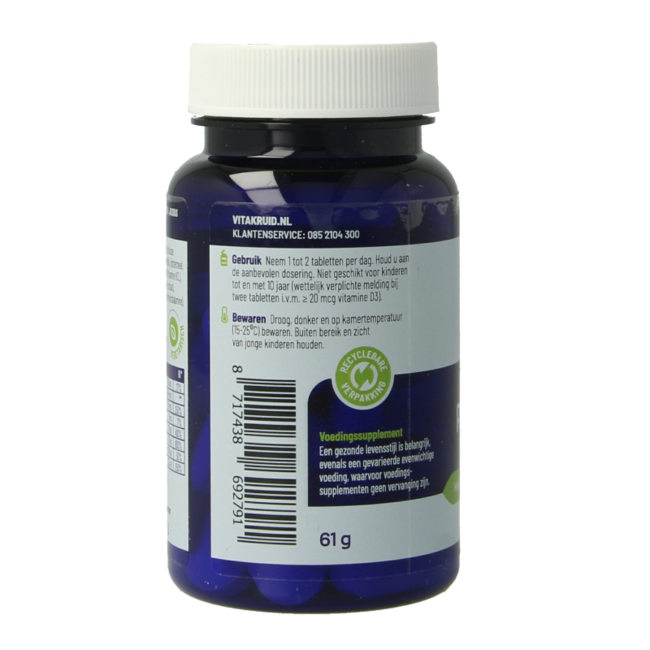 Vitakruid RelaxComplex avec Taurate de Magnésium & Vitamine D3 30 Comprimés