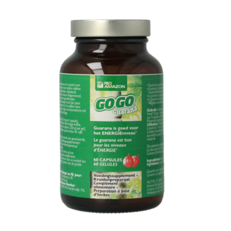 Rio Amazon Rio Amazon Gogo guarana 60 Vegetarische capsules