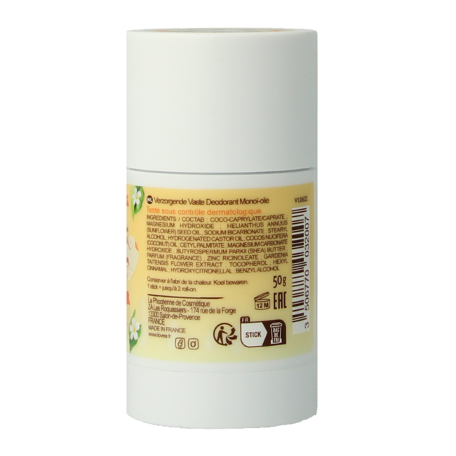 Lovea Déodorant solide soin à l'huile de monoï 50 g
