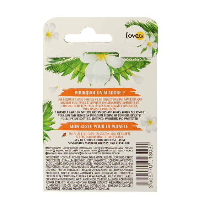 Lovea Monoi Lip Balm 4g