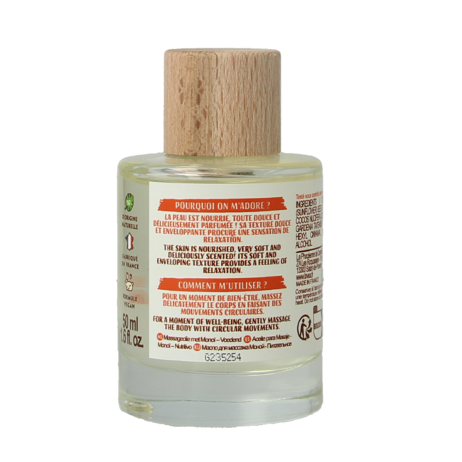 Huile de massage nourrissante Lovea au Monoï 50 ml