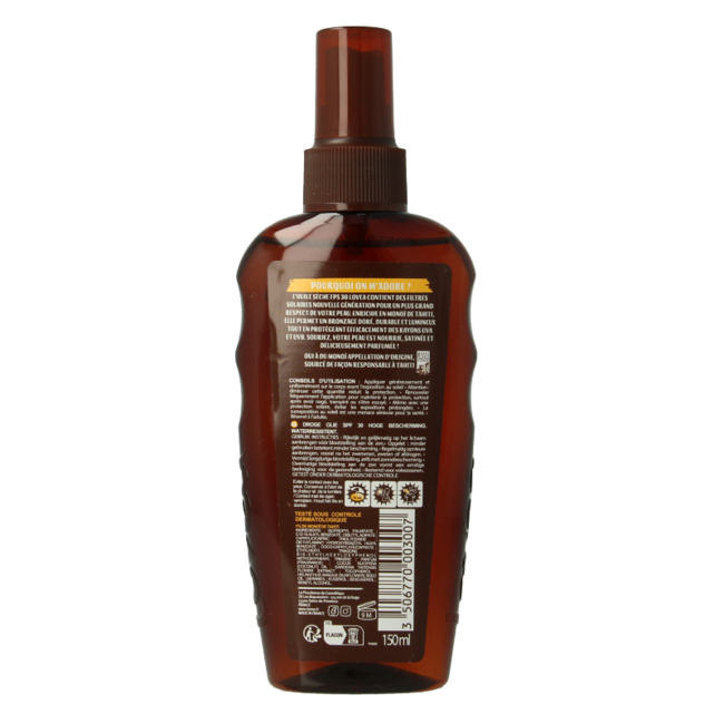 Lovea Trockenöl hoher Schutz Tahiti Monoi LSF30 150 Milliliter