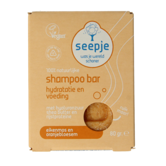 Seepje Szampon w kostce mech dębowy i kwiat pomarańczy 80 Gram