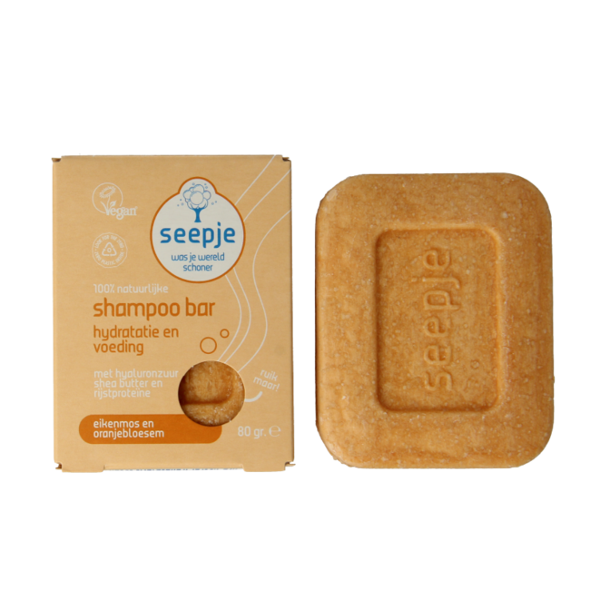 Oakmoss and orange blossom shampoo bar 80g
