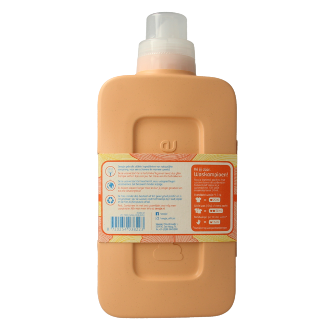 Seepje Wasverzachter sandelhout en perzik 750 Milliliter