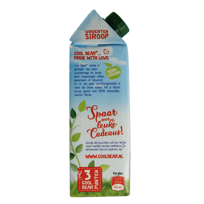 Cool Bear Strawberry-apple syrup 750 Millilitres