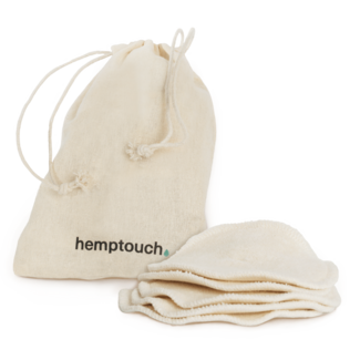 Hemptouch Hemptouch Dischetti di cotone riutilizzabili + sacchetto per il lavaggio (5 Pezzi)