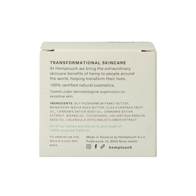 Hemptouch CBD Rescue Skin Balm diseño eco 50 ml