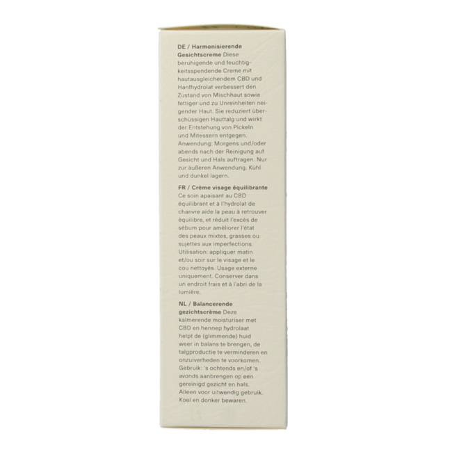 Hemptouch Balancing face cream 50 Milliliter