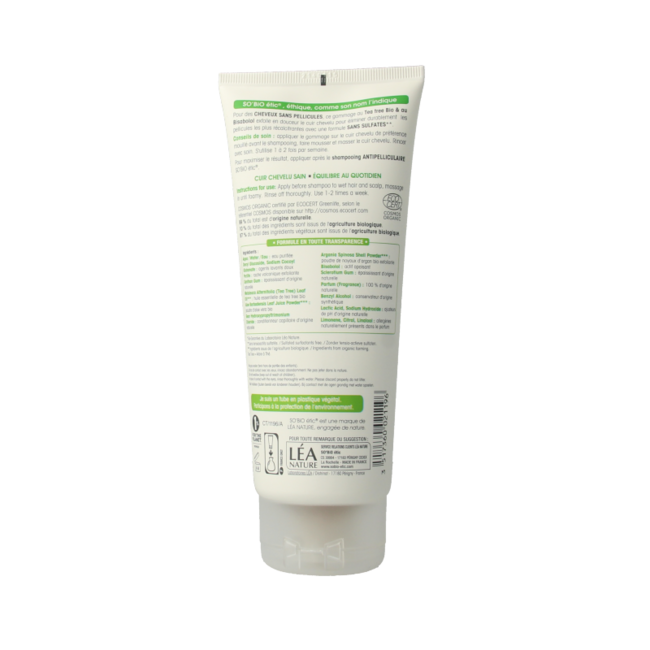 So Bio Etic Haarscrub anti roos tea tree 200 Milliliter