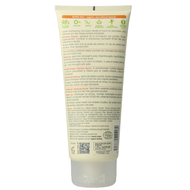 So Bio Etic Acondicionador manteca de karité argán ceramidas 200 ml